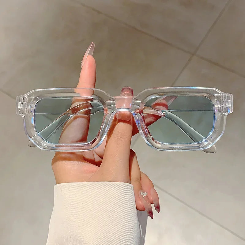 Men's Retro Rectangle Sunglasses
