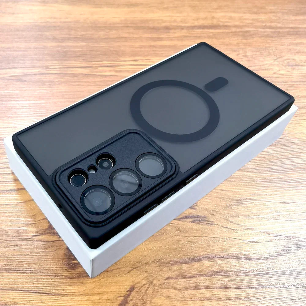 Matte Luxury Case for Samsung Galaxy with MagSafe and Camera Protection