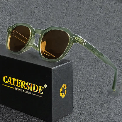 CATERSIDE Retro Polarized Sunglasses