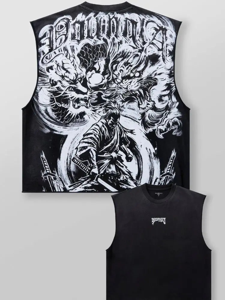 YLA Oversized fallow Sleeveless top