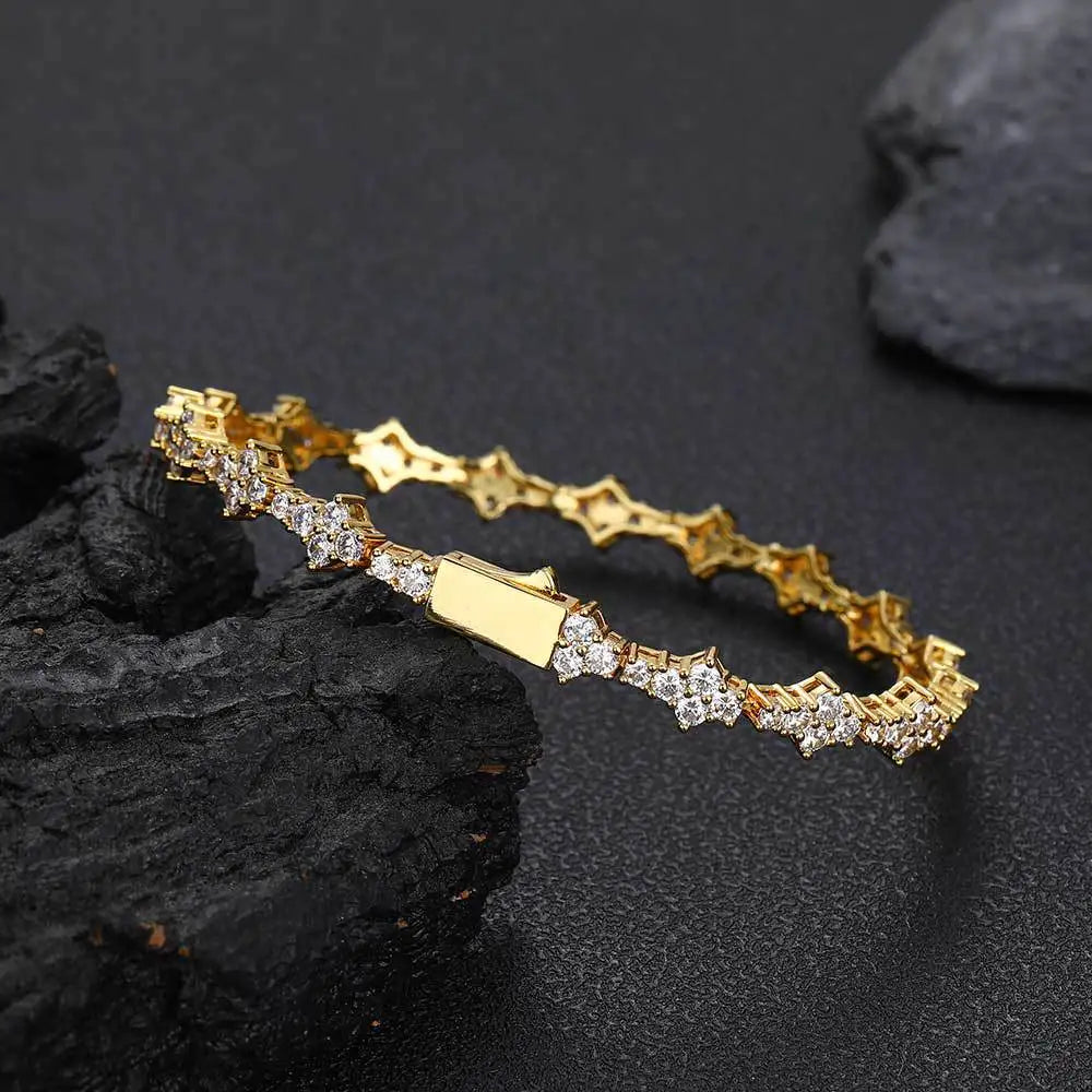 Iced Out Cubic Zirconia Bracelet
