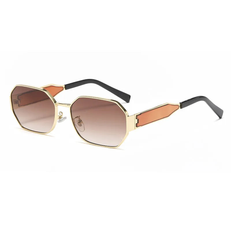 Retro Metal UV400 Sunglasses for Women