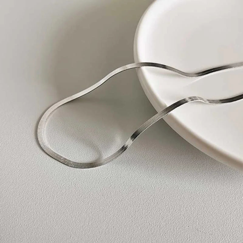 Stainless Steel Snake Chain Necklace