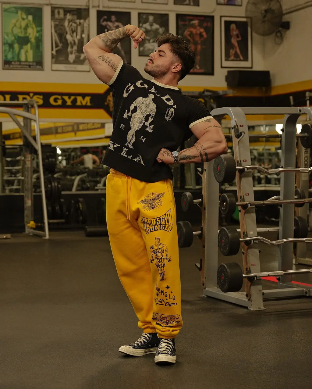 YLA - Golds Gym Ringer Tees