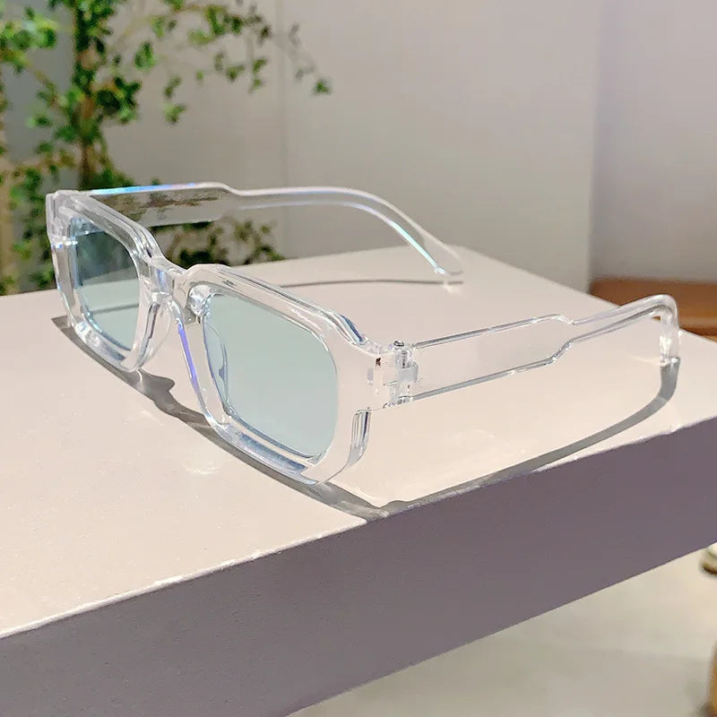Men's Retro Rectangle Sunglasses