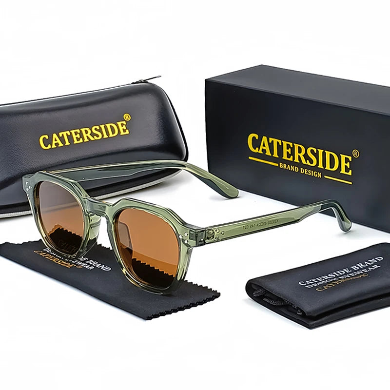 CATERSIDE Retro Polarized Sunglasses