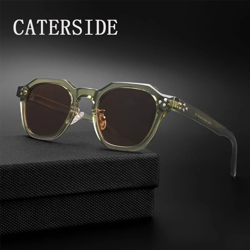 CATERSIDE Retro Polarized Sunglasses