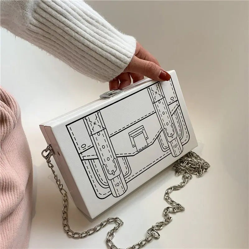 B&W Box Women's Casual Crossbody Bag PU Leather