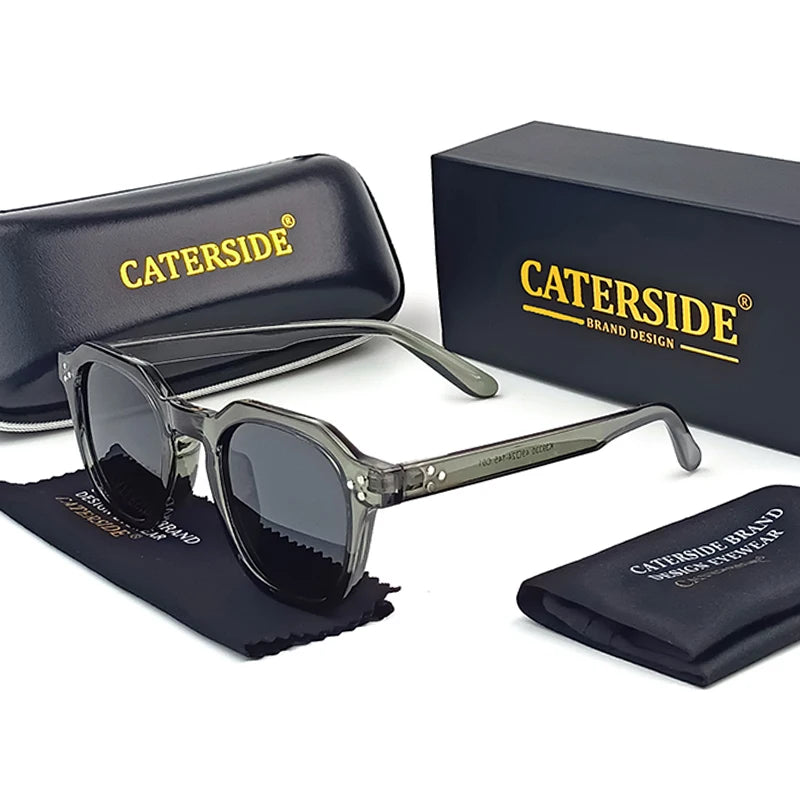 CATERSIDE Retro Polarized Sunglasses