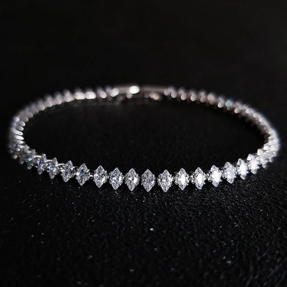 New Marquise Oval Square Tennis Bracelet