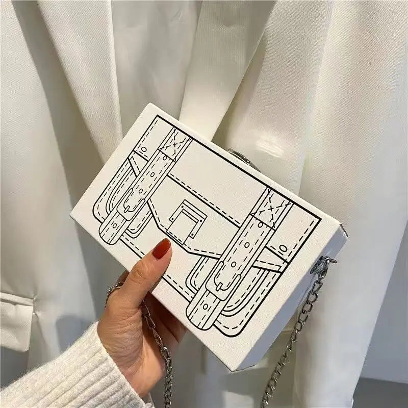 B&W Box Women's Casual Crossbody Bag PU Leather