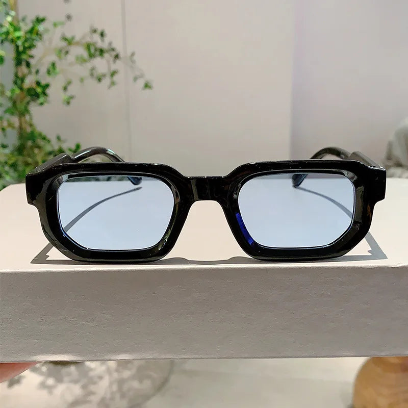 Men's Retro Rectangle Sunglasses