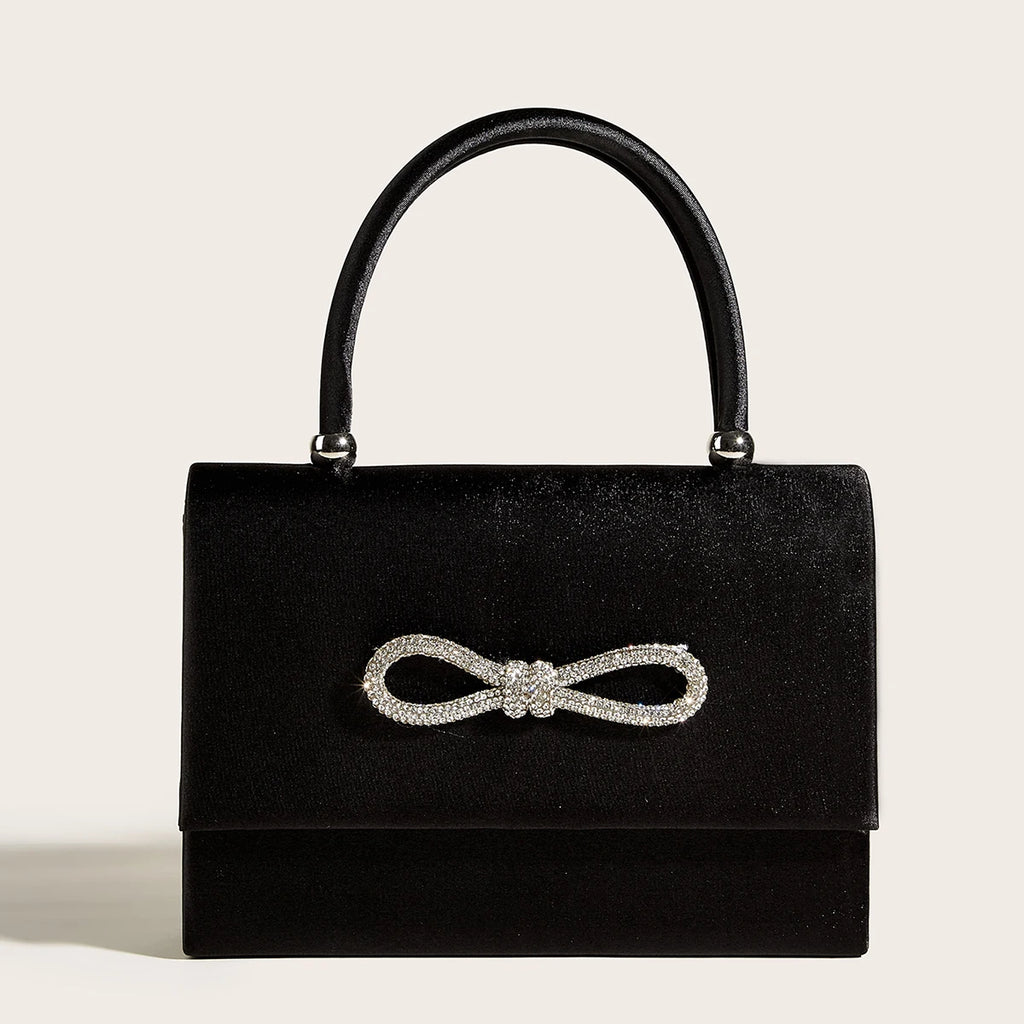 Bowknot Diamond Evening Clutch Crossbody