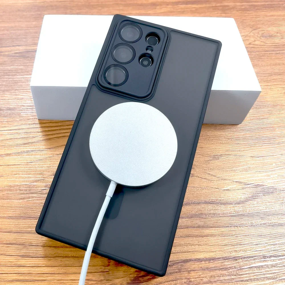 Matte Luxury Case for Samsung Galaxy with MagSafe and Camera Protection