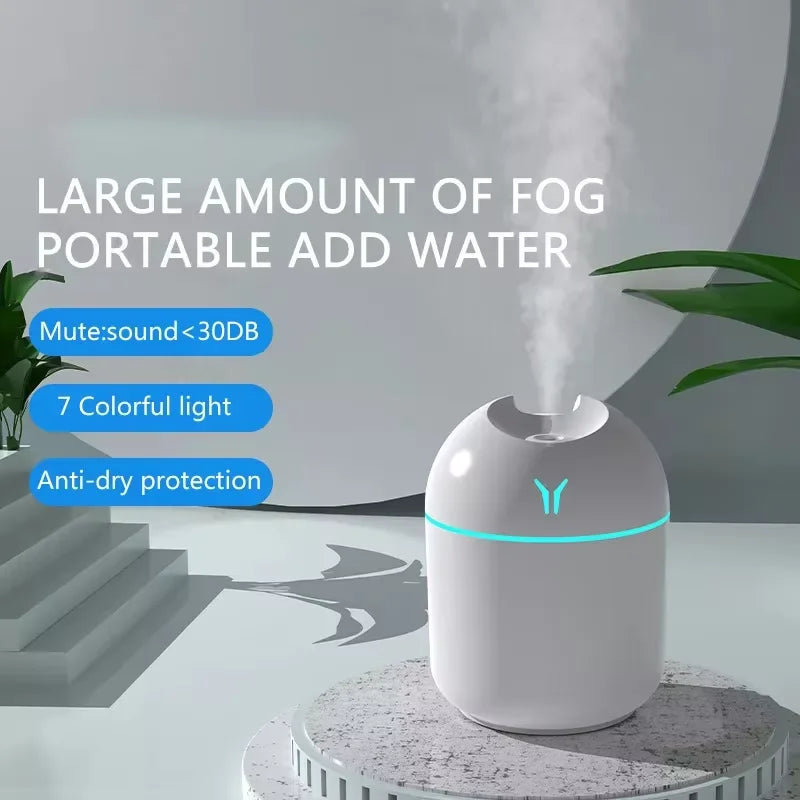 USB humidifier and essential oil diffuser