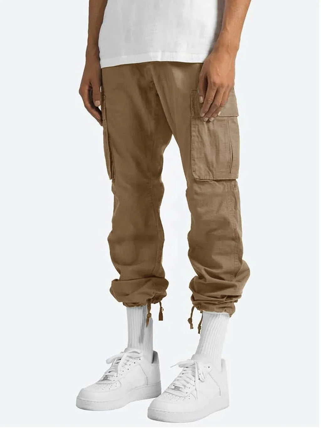 new men's cargo pants drawstring