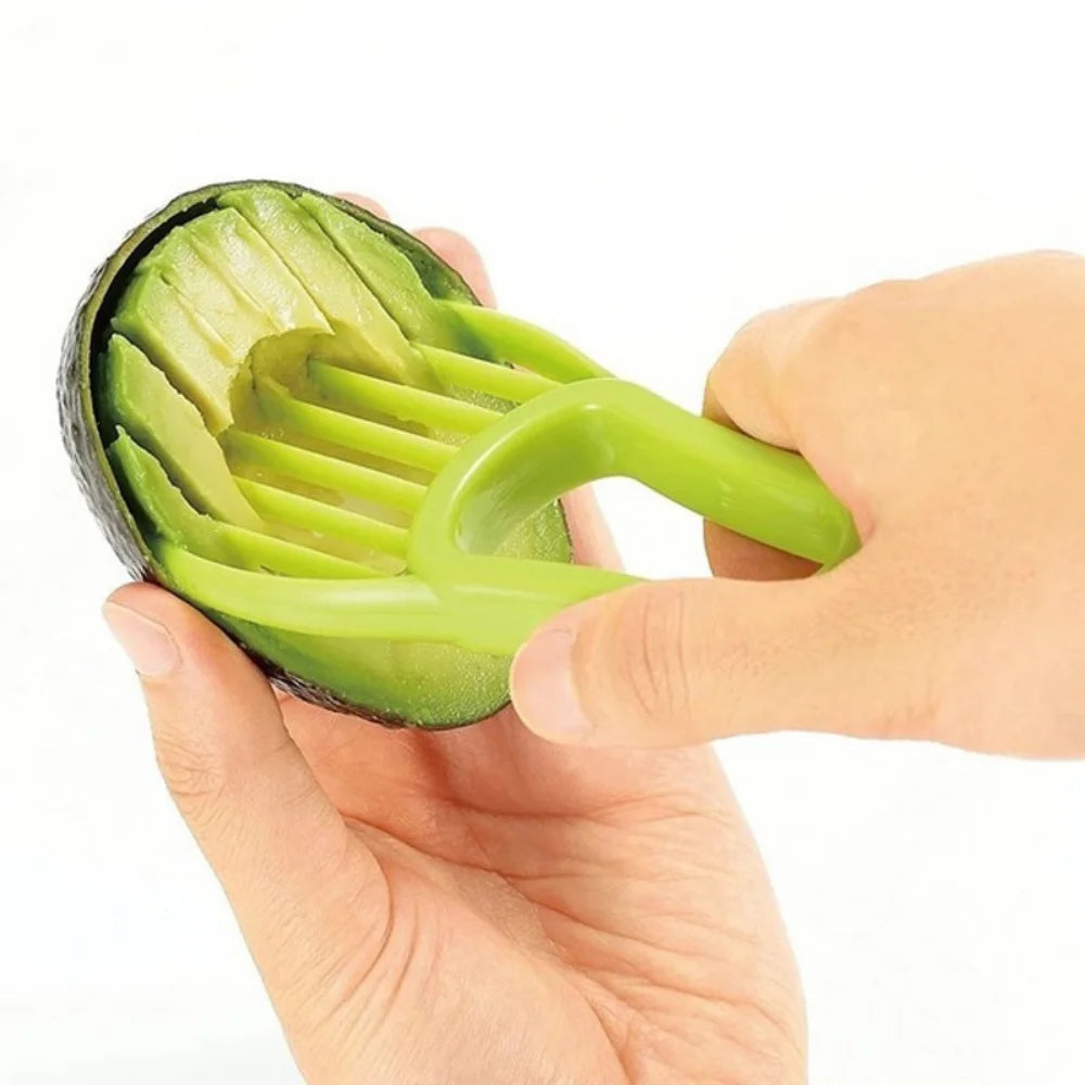 Avocado Slicer & Corer - 3-in-1 Fruit Peeler & Cutter Tool