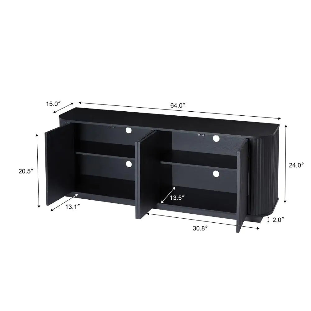 Noir Élan 64" Sideboard