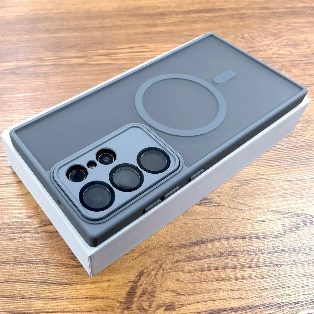 Matte Luxury Case for Samsung Galaxy with MagSafe and Camera Protection