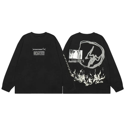 Cactus Jack Long Sleeve Graffiti Tees