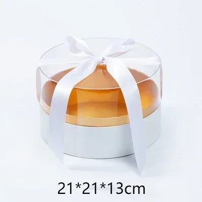 Heart Shaped Flower Box Square Acrylic Gift Box With Ribbon Rose Flower Packaging Boxes For Gift Wrapping Flower Arrangement