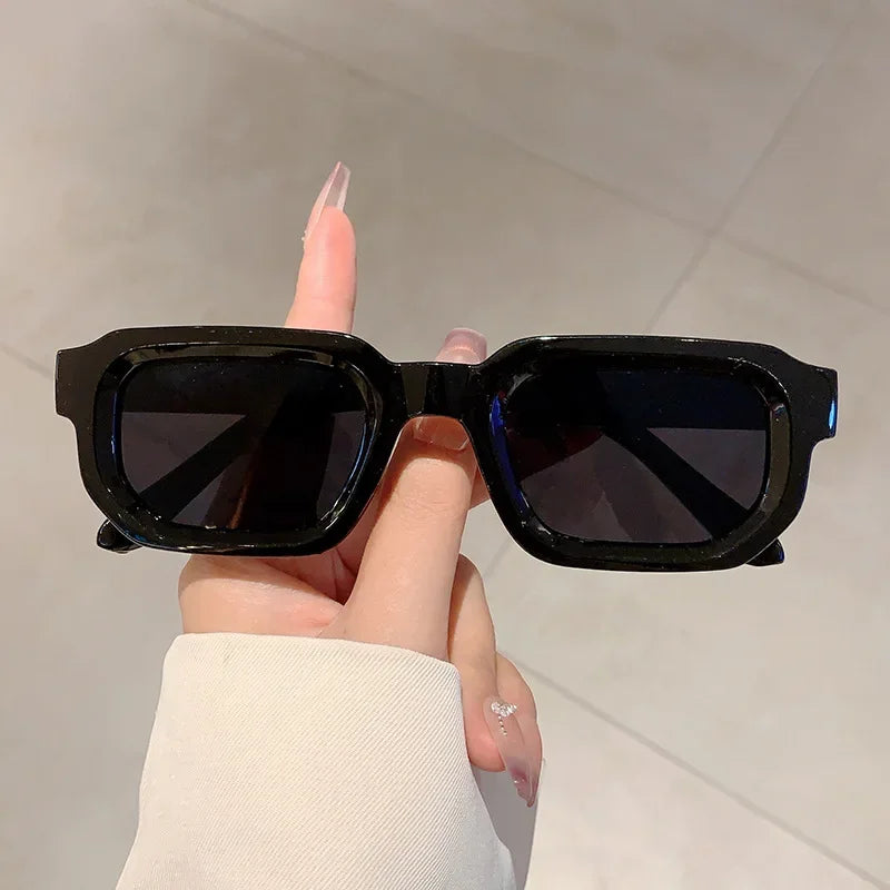 Men's Retro Rectangle Sunglasses