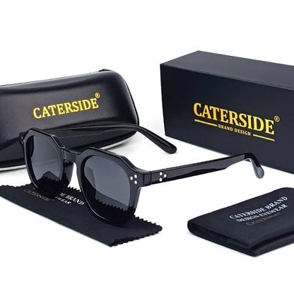 CATERSIDE Retro Polarized Sunglasses