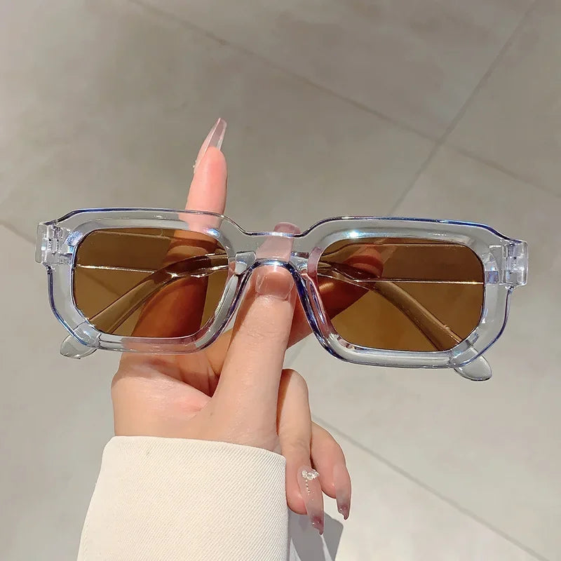 Men's Retro Rectangle Sunglasses