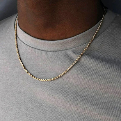 Men Classic Rope Chain