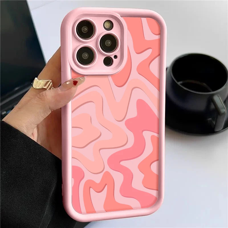 Luxury Striped Pattern Phone Case Mobile Phone Case For iPhone