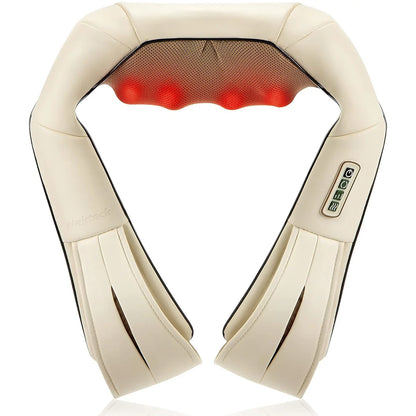 Shiatsu 3D Electric Full Body Massager with Heat and Deep Tissue Kneading