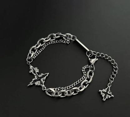 Men's Cross Flame Bracelet