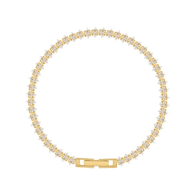 9091- Rhinestone Chain Bracelet