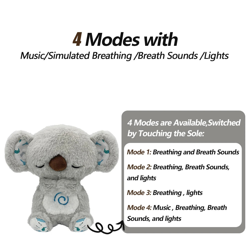 Breathing Bear Sleeping Companion Sound with Light Gift