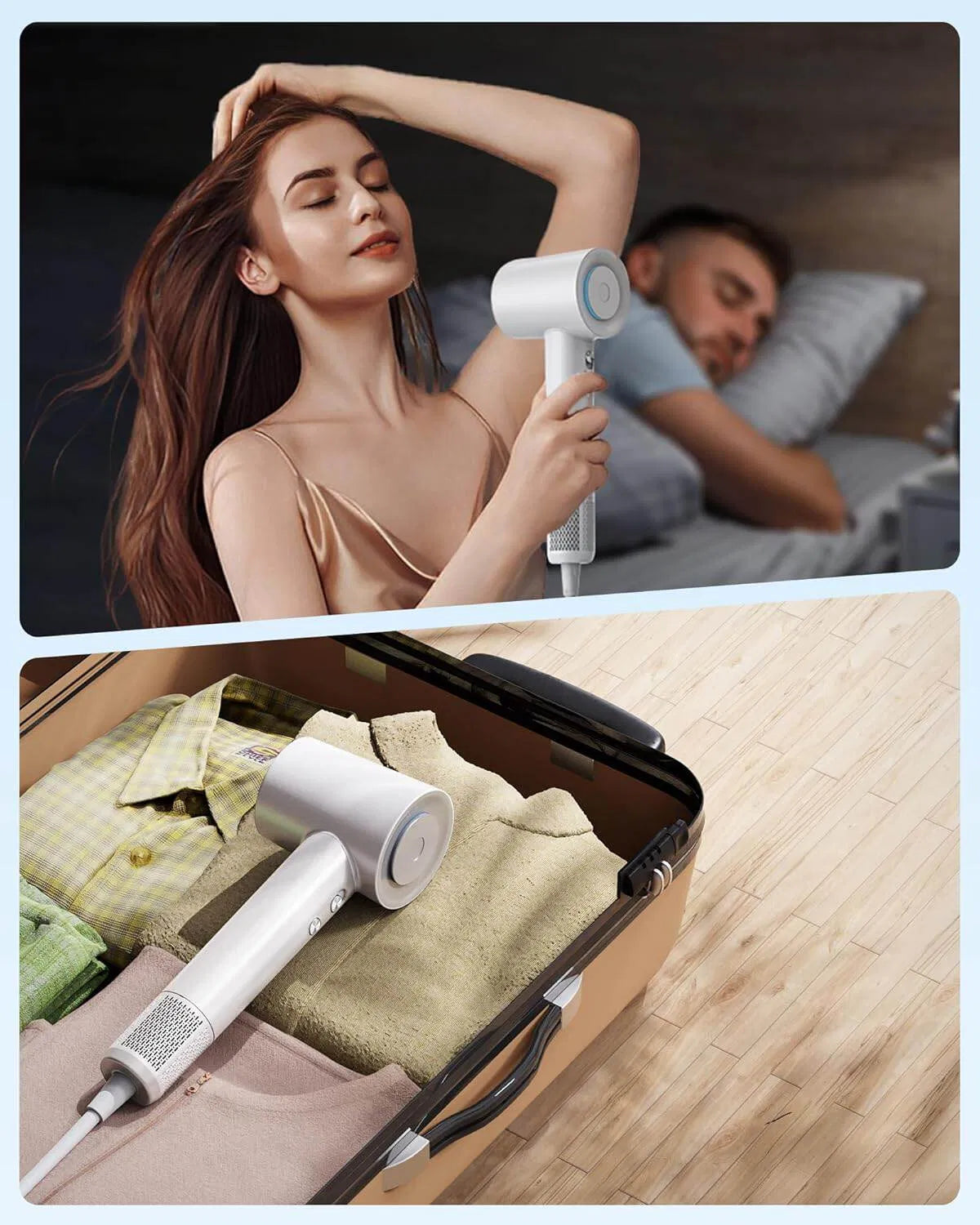 Hair Dryer zhiyangfei Negative Ion Blow Dryer